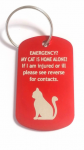 Cat Emergency Keyring